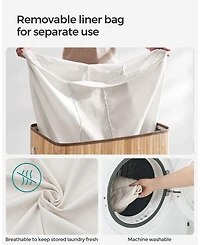 Slickblue 3-Section Laundry Hamper with Lid