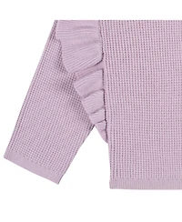 Gerber Toddler Girls Ruffled Sweater and Pant Knit Set