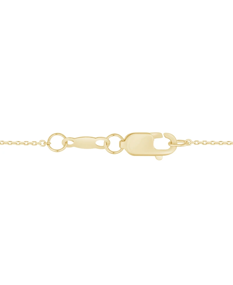 Diamond Princess Halo 18" Pendant Necklace (3/4 ct. t.w.) in 14k Gold