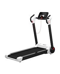 2.25 Hp Electric Motorized Folding Running Treadmill Machine with Led Display-White