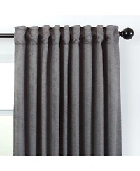 Chanasya Premium 2-Panel Classy Embossed Leaf Textured Curtains - Back Tab, Ring Tab for Windows Living Room Bedroom