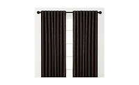 Chanasya Premium 2-Panel Classy Embossed Leaf Textured Curtains - Back Tab