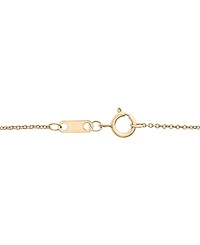 Wrapped Diamond Triple Bezel 17" Pendant Necklace (1/4 ct. t.w.) in 10k Gold, Created for Macy's