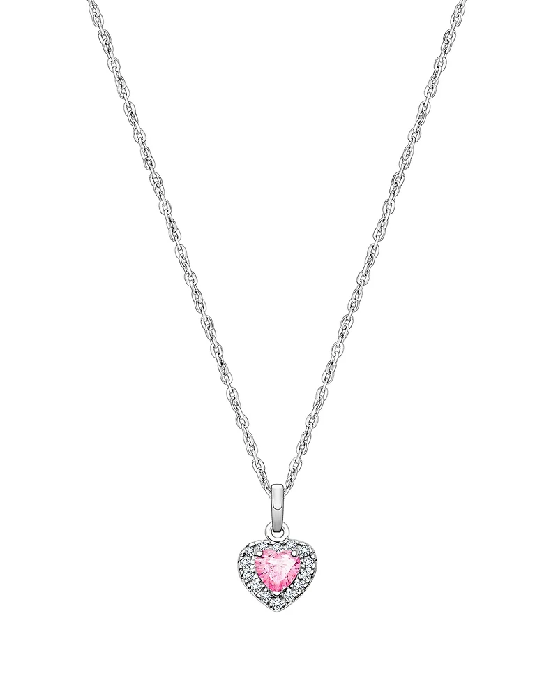 Tiny Blessings Children's Sterling Silver Blissful Heart Girls' 12-14" Necklace