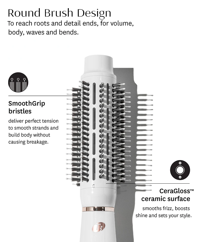 T3 AireBrush Round One-step Volumizing Hair Dryer Brush