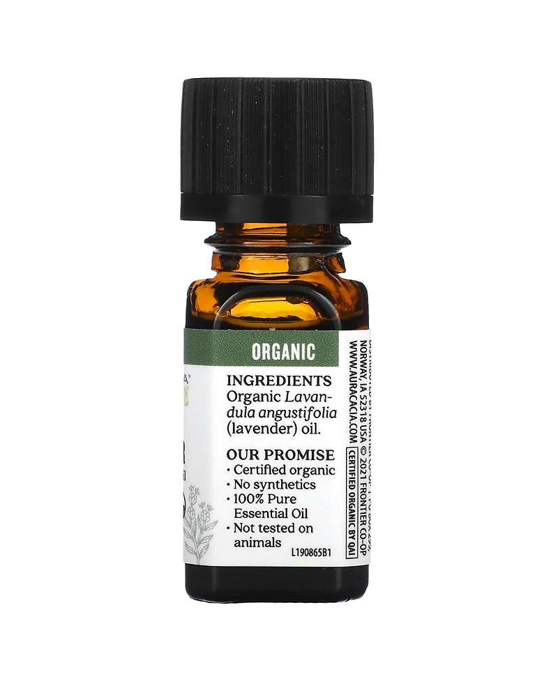 Aura Cacia Pure Essential Oil Organic French Lavender