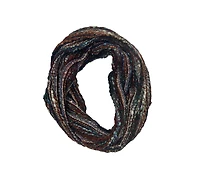 Feelgoodz Artisan Woven Luna Infinity 100% Recycled Acrylic Multi Colored Winter Scarf