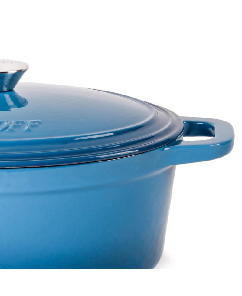 BergHOFF Neo Cast Iron 8qt. Oval Dutch Oven 13" with Lid