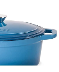 BergHOFF Neo Cast Iron 8qt. Oval Dutch Oven 13" with Lid