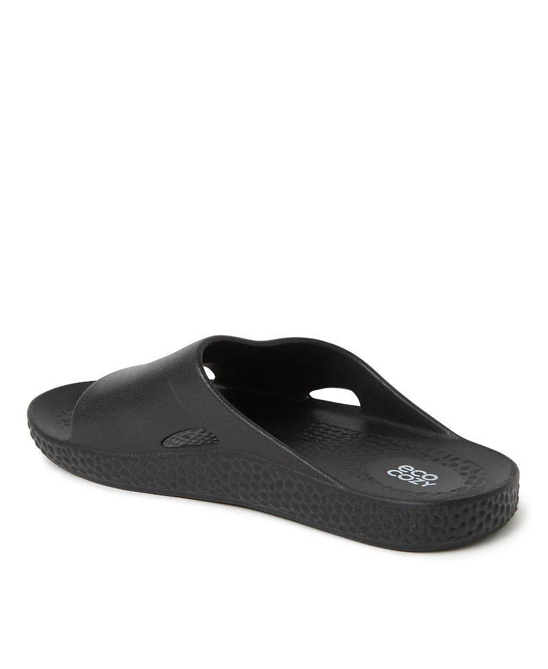 Dearfoams Men's EcoCozy Sustainable Comfort Slide Sandal