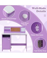 Sugift Kids Table and Chair Set for Arts Crafts Homework Home School