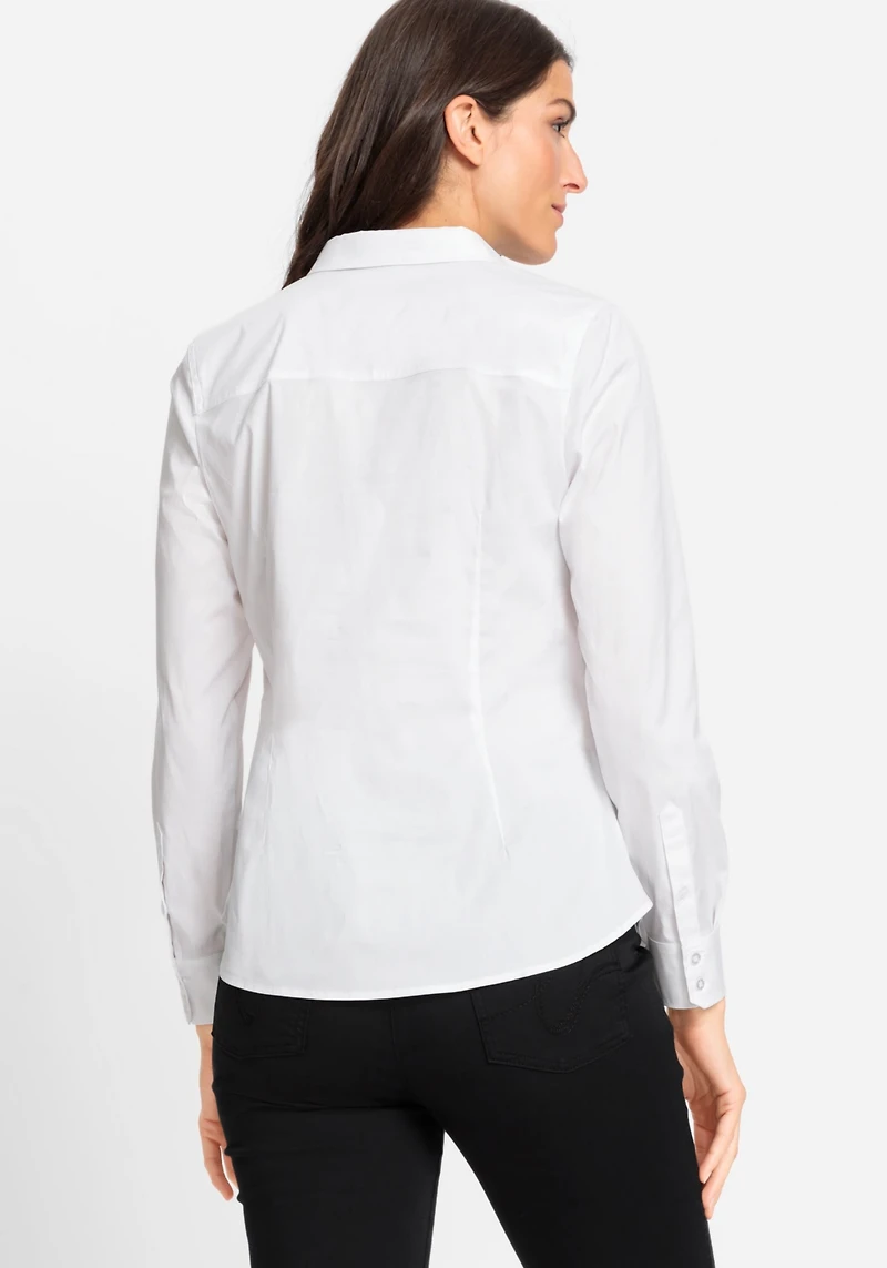 Olsen Women's Classic Button Up Shirt