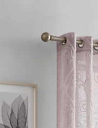 Dainty Home Stella Linen Look 76" W x 84" L Grommet Window Panel Set