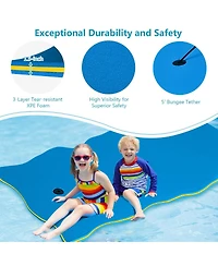 Vebreda 3-Layer Relaxing Tear-proof Water Mat-Blue