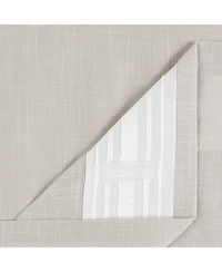 Chanasya Premium 2-Panel Soft Textured Semi Sheer Curtains for Window Living Room Bedroom Kitchen Office