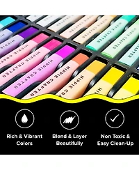 Hippie Crafter Soft Chalk Pastels 24 Pc