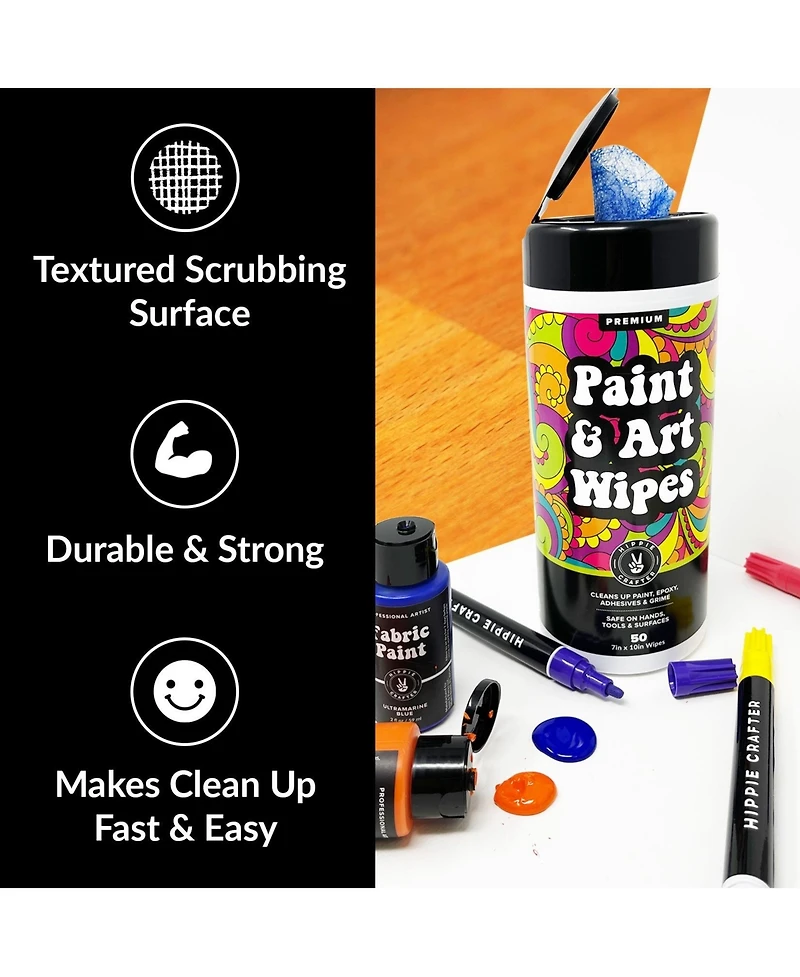 Hippie Crafter Paint & Art Wipes