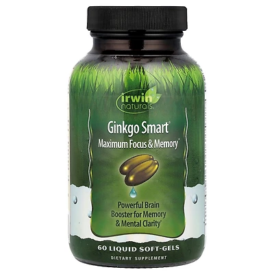 Irwin Naturals Ginkgo Smart Maximum Focus & Memory