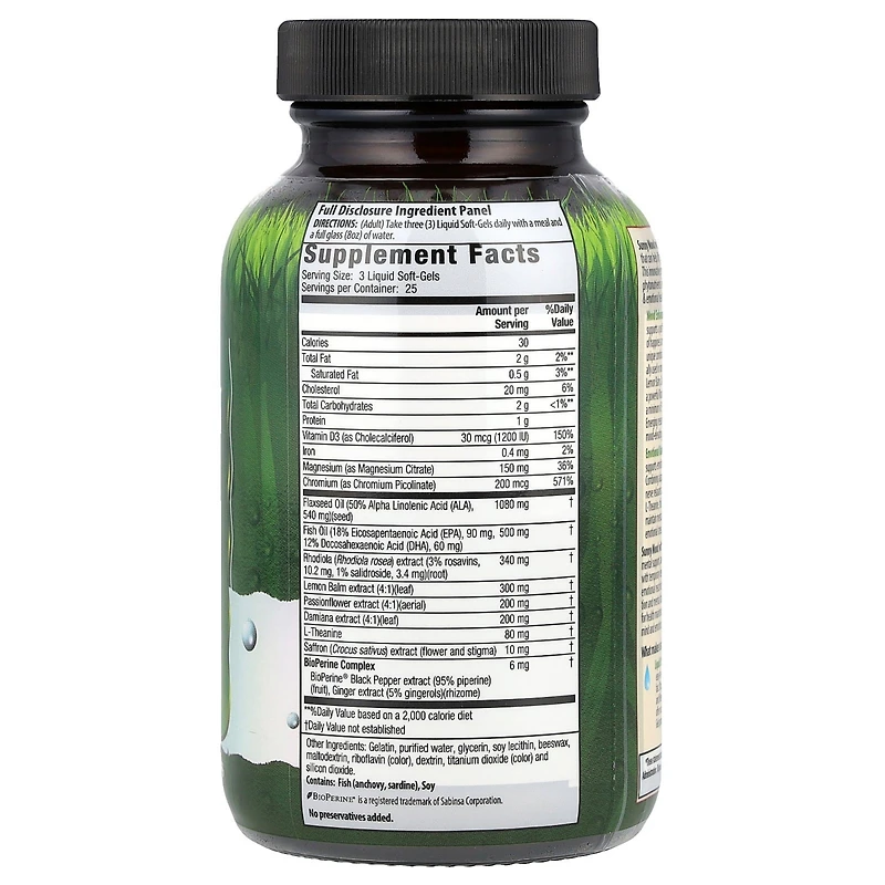 Irwin Naturals Sunny Mood with Rhodiola