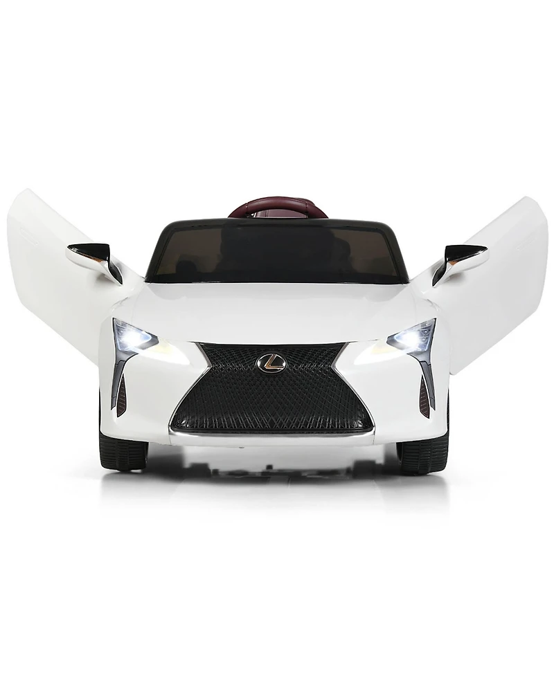 Gymax 12V Licensed Lexus LC500 Kids Ride On Car w/ MP3 Remote Control White