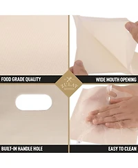 6 Pack Reusable Toaster Bags For Grilled Cheese Sandwiches