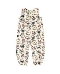 Sesame Street Baby Boys Cotton Gauze Matching Family Short Overalls