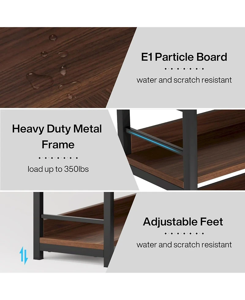 Tribesigns 9 Tiers Corner Shoe Rack, Tall Vertical Shoe Rack Organizer, Free Standing Large Shoe Storage Shelf for Entryway Hallway Closet, Space Savi