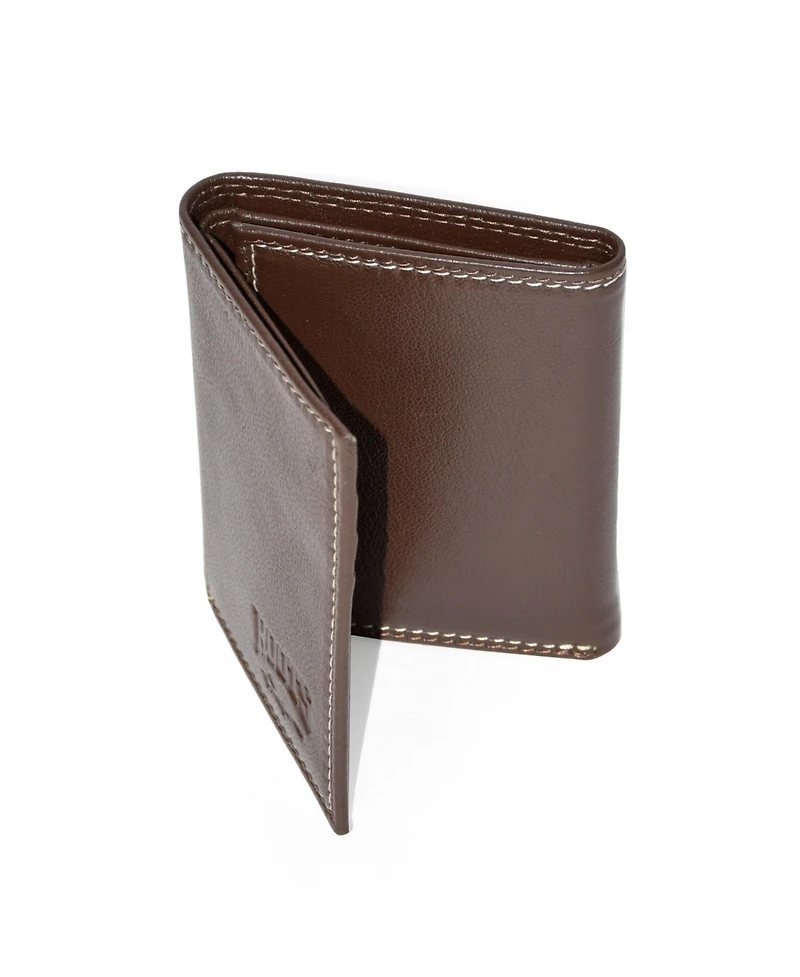 Roots Men's Leather Trifold Wallet