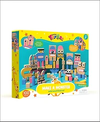 Geoffrey's Toy Box Make A Monster 100-Piece Solid Wood Block Set, Created for Macy's