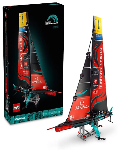 Lego Technic Emirates Team New Zealand AC75 Yacht Building Set for Adults 42174, 962 Pieces