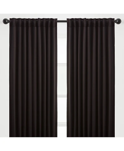 Chanasya Premium 2-Panel Ornamental Damask Classy Room Darkening Curtains - 3-in-1 Back Tab, Rod Pocket, Ring Tab for Windows Living Bedroom