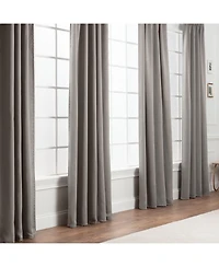 Chanasya Premium 2-Panel Ornamental Damask Classy Room Darkening Curtains - 3-in-1 Back Tab, Rod Pocket