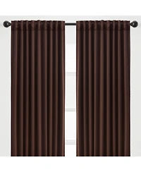 Chanasya Premium 2-Panel Ornamental Damask Classy Room Darkening Curtains - 3-in-1 Back Tab, Rod Pocket, Ring Tab for Windows Living Bedroom