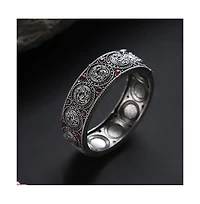Sohi Women's Oxidised Bangle Bracelet