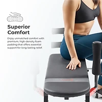 Sunny Health & Fitness Inversion Traction & Stretch Decompression Table - 400LBs Weight Capacity