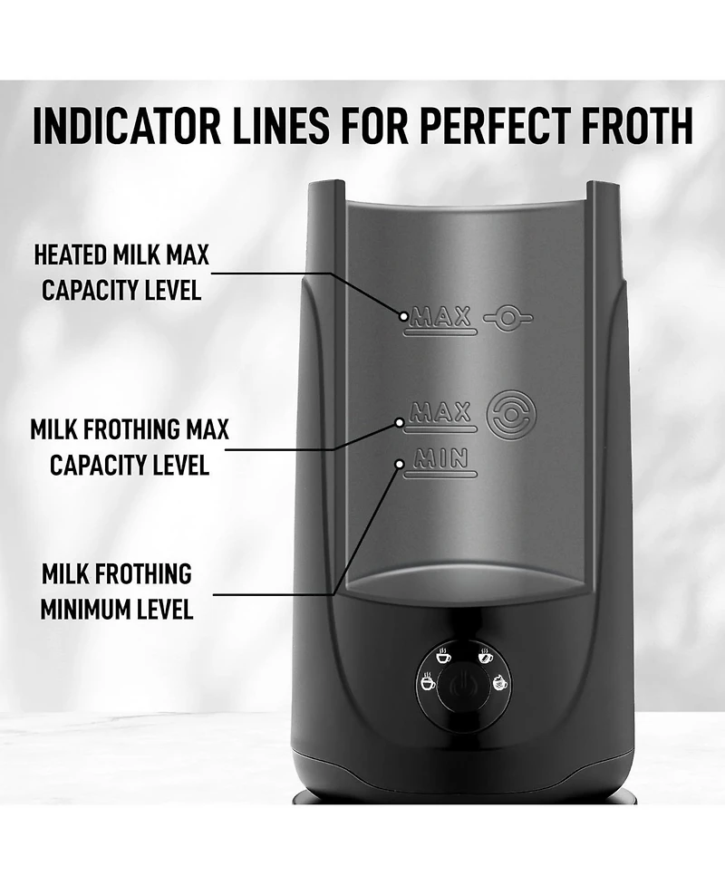 Automatic 4-in-1 Milk Frother and Steamer - CyberFroth