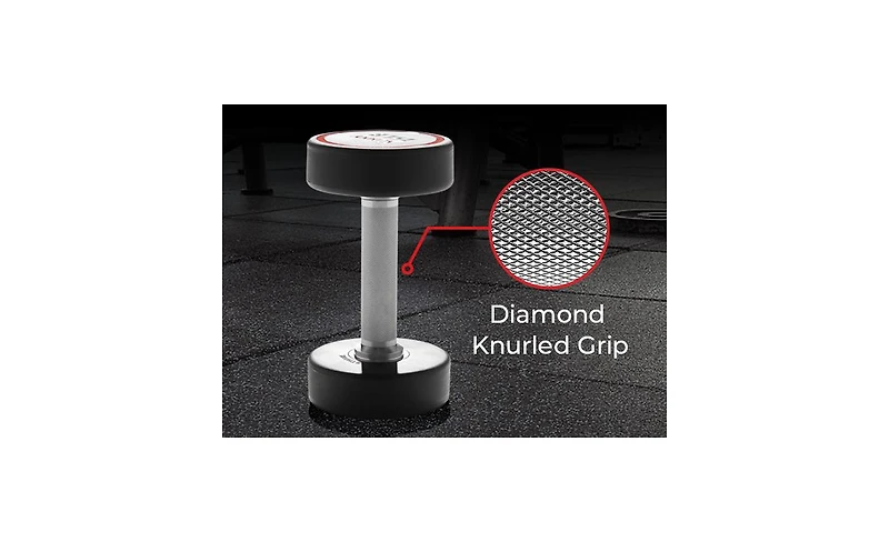 Sunny Health & Fitness Signature Style Polyurethane Round Dumbbells