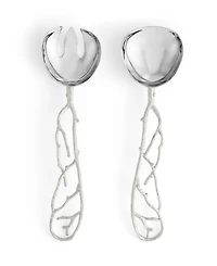 Michael Aram Pomegranate Silver and Gold Serving Set