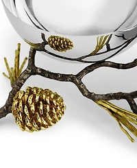 Michael Aram Pinecone Double Bowl