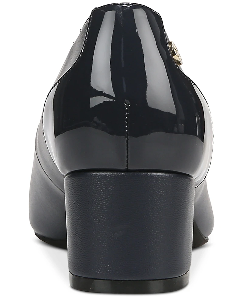 Giani Bernini Women's Blakelyy Memory Foam Pointed Toe Block Heel Pumps, Created for Macy's