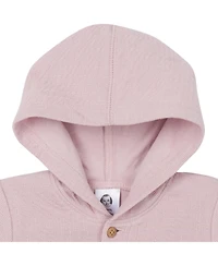 Gerber Baby Girls Hooded Long Sleeve Romper