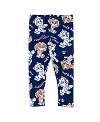 Paw Patrol Toddler Girls Crossover Fleece Sweatshirt and Leggings Outfit Set