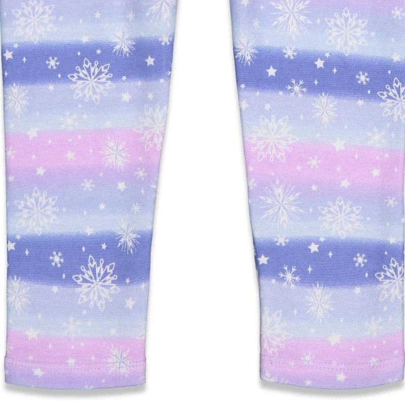 Frozen Big Girls Peplum T-Shirt and Leggings Outfit Set