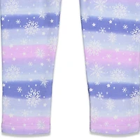Frozen Big Girls Peplum T-Shirt and Leggings Outfit Set