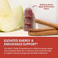 Nitric Oxide Gummies for Men & Women, Nitric Oxide Supplements with L-Arginine and Beet Root, Green Apple & Cinnamon Flavor, Havasu Nutrition, 90ct