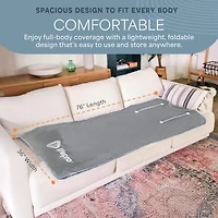 LifePro Sauna Blanket for Detoxification - Portable Far Infrared Home Detox Calm Your Body and Mind (Regular Pink)