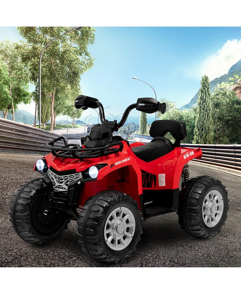 12V Kids Ride On Atv 4 Wheeler with MP3 and Headlights