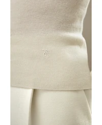 Lilysilk Women's Essential Cashmere Blend Sweater Top