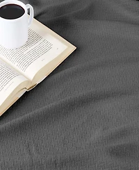 Superior Nobel Cotton Jacquard Dobby Weave Textured Chevron Lightweight Woven Blanket