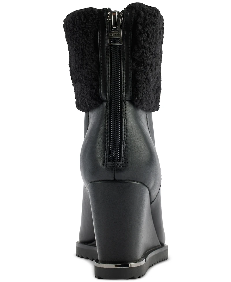 Dkny Women's Powell Wedge Booties
